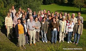 <p>Die Bachkantorei beim Probenwochenende auf dem Hessenkopf 2008</p>